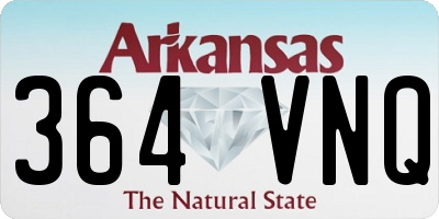 AR license plate 364VNQ
