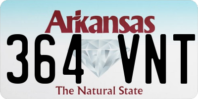 AR license plate 364VNT