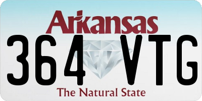 AR license plate 364VTG