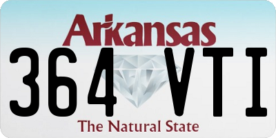 AR license plate 364VTI