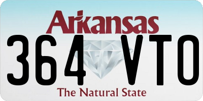 AR license plate 364VTO