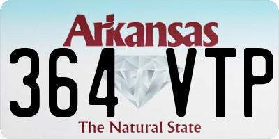 AR license plate 364VTP