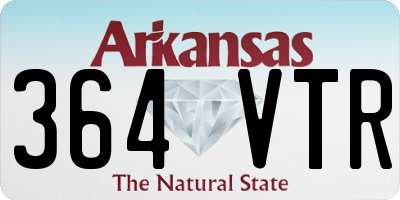 AR license plate 364VTR
