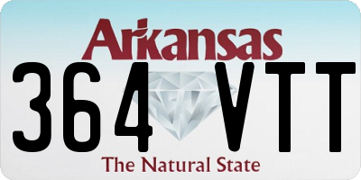 AR license plate 364VTT