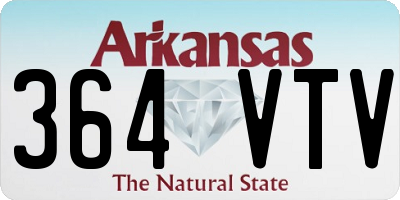 AR license plate 364VTV