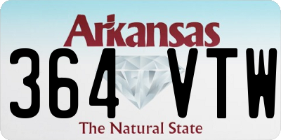 AR license plate 364VTW