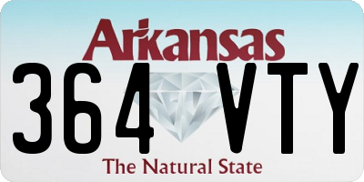 AR license plate 364VTY