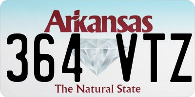 AR license plate 364VTZ