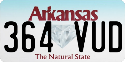 AR license plate 364VUD