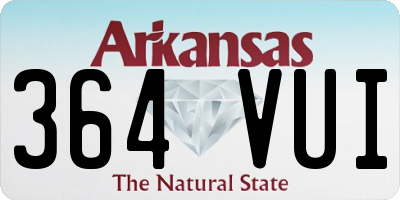 AR license plate 364VUI