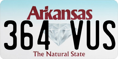 AR license plate 364VUS