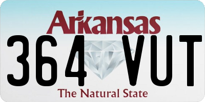 AR license plate 364VUT