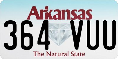 AR license plate 364VUU