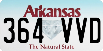 AR license plate 364VVD