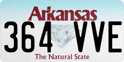 AR license plate 364VVE