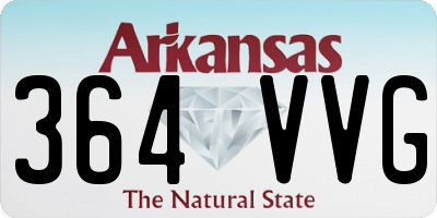 AR license plate 364VVG