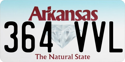 AR license plate 364VVL