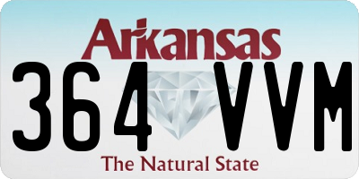 AR license plate 364VVM