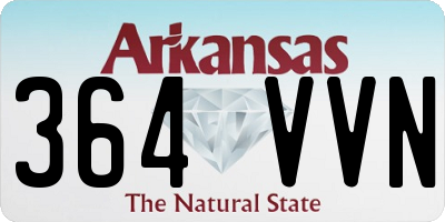 AR license plate 364VVN