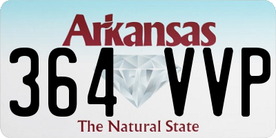 AR license plate 364VVP