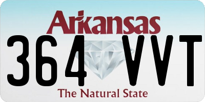 AR license plate 364VVT