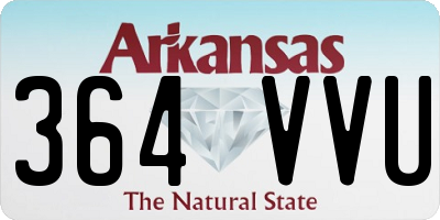 AR license plate 364VVU