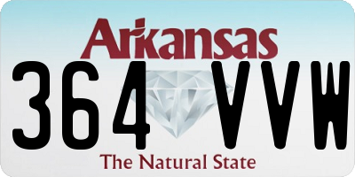AR license plate 364VVW