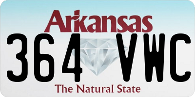 AR license plate 364VWC