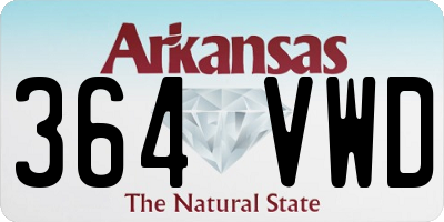 AR license plate 364VWD