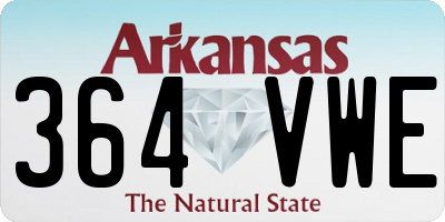 AR license plate 364VWE