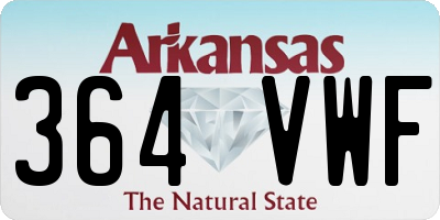AR license plate 364VWF
