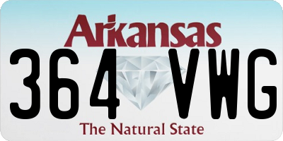 AR license plate 364VWG