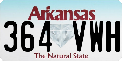 AR license plate 364VWH