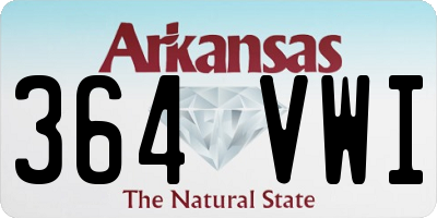 AR license plate 364VWI