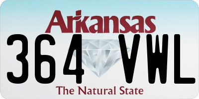 AR license plate 364VWL