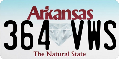 AR license plate 364VWS