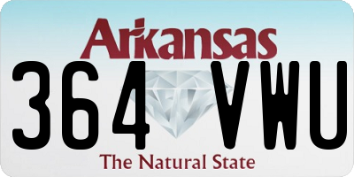 AR license plate 364VWU
