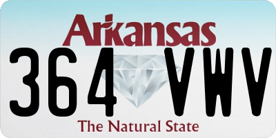 AR license plate 364VWV