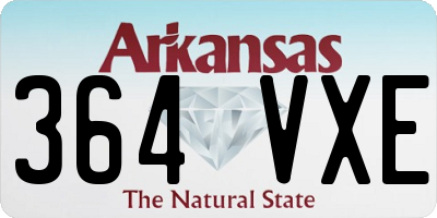 AR license plate 364VXE