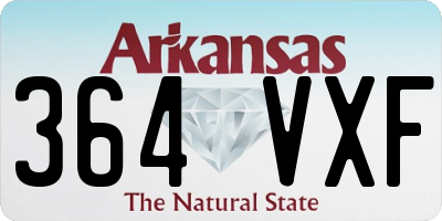 AR license plate 364VXF
