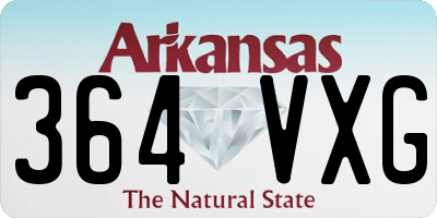 AR license plate 364VXG