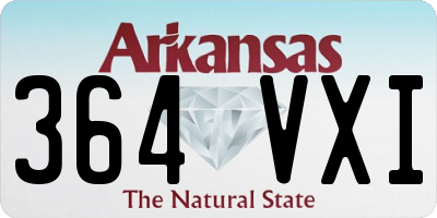 AR license plate 364VXI