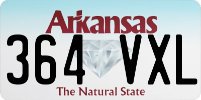 AR license plate 364VXL