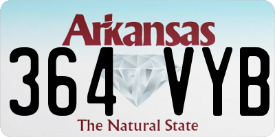 AR license plate 364VYB