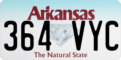 AR license plate 364VYC