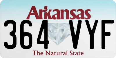 AR license plate 364VYF