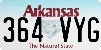 AR license plate 364VYG