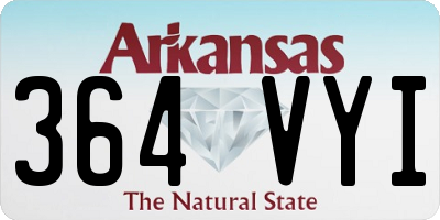 AR license plate 364VYI