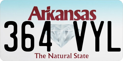 AR license plate 364VYL