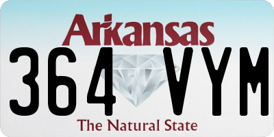 AR license plate 364VYM